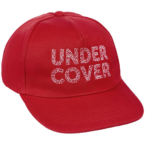 Бейсболка с вышивкой Undercover, красная - рис 2.