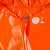 Дождевик-плащ CloudTime, оранжевый - миниатюра - рис 4.