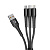 Дата-кабель Armor 3 в 1: micro USB, USB-C, Ligthning, 1.2м, черный, Deppa - миниатюра - рис 2.