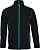 Куртка мужская Nova Men 200, черная с ярко-голубым - миниатюра
