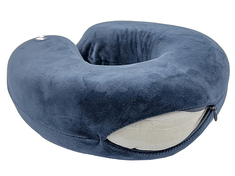 Подушка для путешествий с эффектом памяти Мемо Drowsy Denim - рис 6.