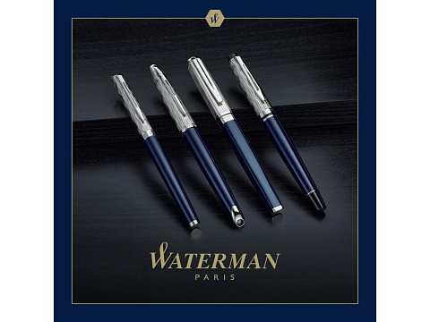 Шариковая ручка Waterman Expert22 SE deluxe Blue CT, стержень: M, цвет: Blue, в подарочной упаковке. - рис 8.