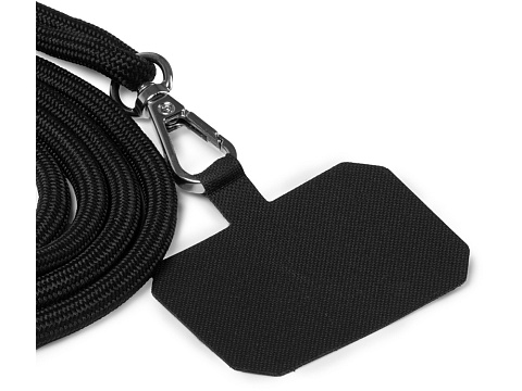 Ланьярд для телефона Kusi, черный - рис 3.