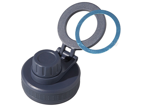 Вакуумная термобутылка с magsafe-держателем INSIDER, 600 мл, синий - рис 5.