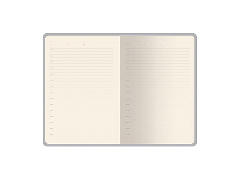 Ежедневник недатированный А5  La Manche, серый графитовый - рис 11.