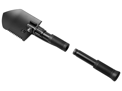 Складная лопата c чехлом Spade, черный - рис 2.