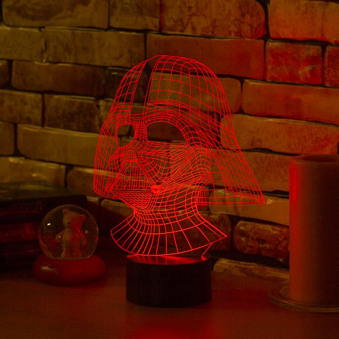 3D светильник Дарт Вейдер №2 - рис 2.