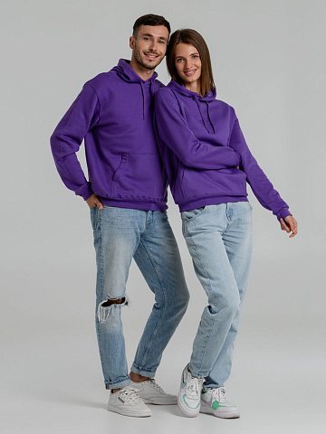 Толстовка с капюшоном Snake II темно-фиолетовая - рис 10.