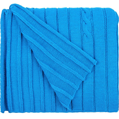 Плед Tressa, синий (неви) - рис 3.