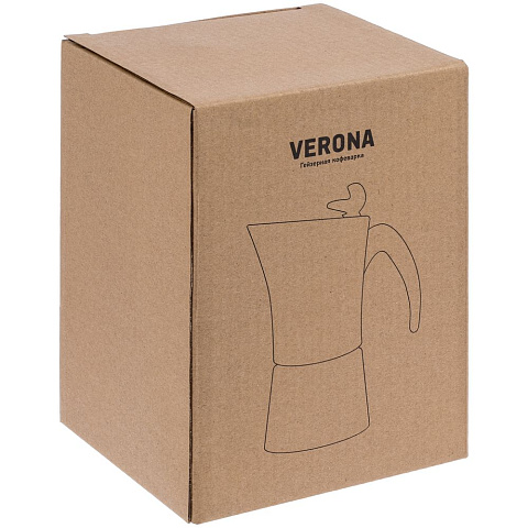 Гейзерная кофеварка Verona, в коробке - рис 7.