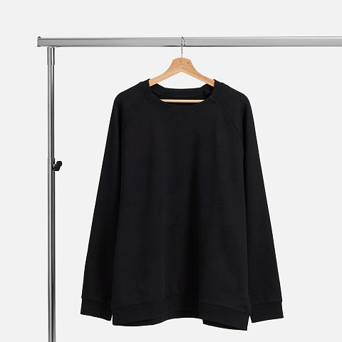 Свитшот унисекс Avenu, черный - рис 3.