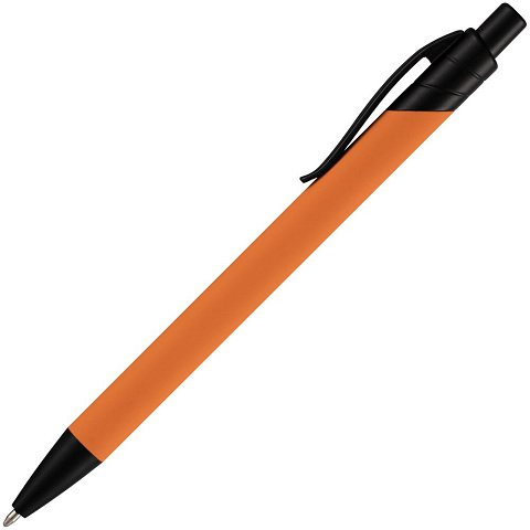 Ручка шариковая Undertone Black Soft Touch, оранжевая - рис 3.
