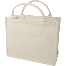 Page эко-сумка для книг из переработанного материала Aware™ плотностью 500 г/м² - Бежевый
