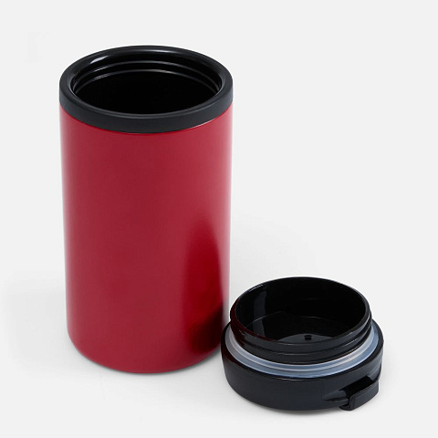 Термостакан Canella, красный матовый - рис 3.