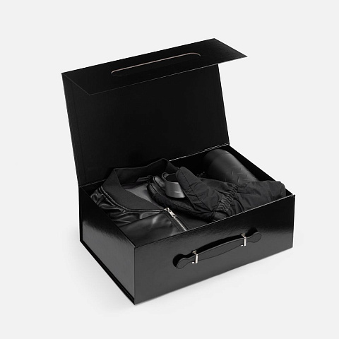 Коробка складная Holdfold, L, черная - рис 3.