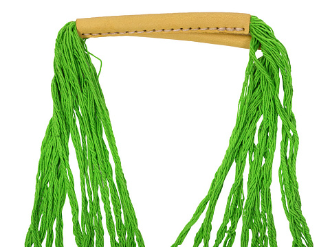 Авоська Dream L наплечная 25 литров с кожаными ручками, яблоко (9) - рис 2.