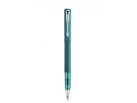 Перьевая ручка Parker Vector XL Teal CT, цвет чернил blue, перо: F, в подарочной упаковке. - рис 5.