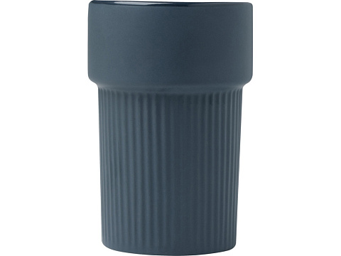 Fika стакан 340 мл с бамбуковым чехлом - Синий - рис 2.