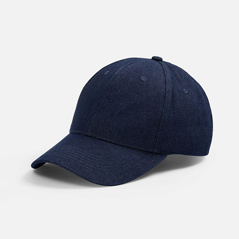Бейсболка Denimate, темно-синяя - рис 2.