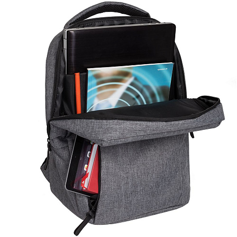Рюкзак для ноутбука Onefold, серый - рис 7.
