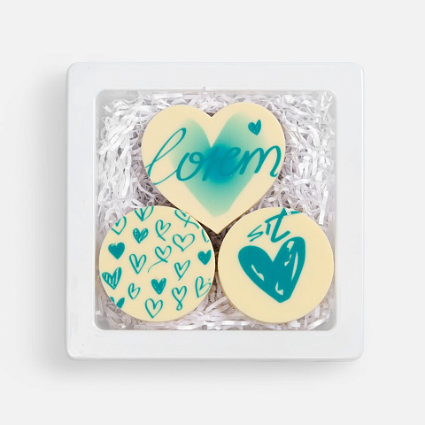 Набор из 3 печений Dream White - рис 3.