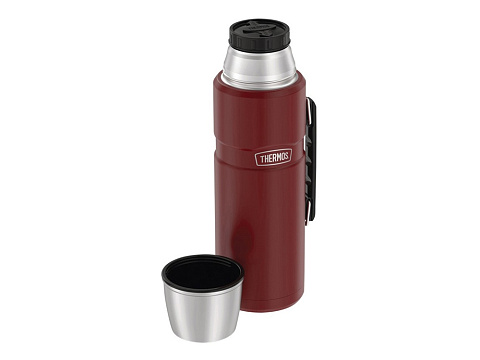 Термос из нерж. стали тм THERMOS SK2020 Rustic Red King 2,0L, красный - рис 3.