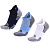 Набор из 3 пар спортивных женских носков Monterno Sport, синий, голубой и белый - миниатюра