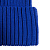 Вязаная шапка с козырьком Peaky, синяя (василек) - миниатюра - рис 6.