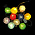 Гирлянда с разноцветными шариками - миниатюра