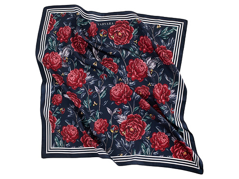 Платок Русские сезоны темно-синий. Varvara