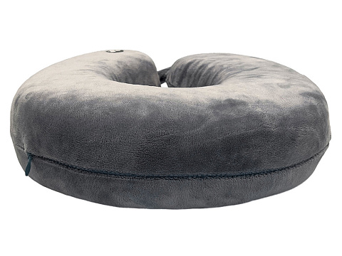 Подушка для путешествий с эффектом памяти Мемо Drowsy Grey - рис 5.