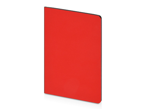 Бизнес-тетрадь А5 Pragmatic Contrast, 40 листов в клетку, красный с темно-серым срезом