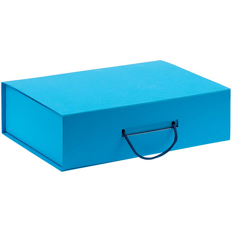 Коробка Case, подарочная, голубая - рис 2.