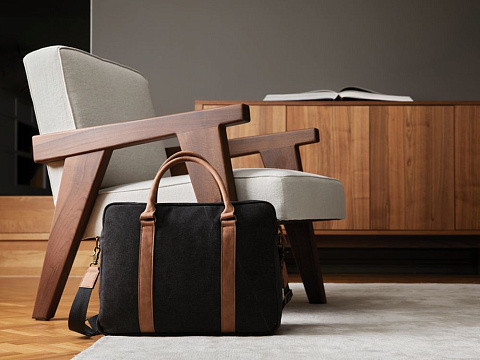 Сумка для ноутбука Bosler, черная - рис 6.