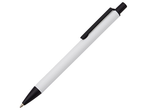 Ручка металлическая шариковая Groove M Recy, белый