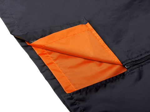 Дождевик Bi-color унисекс, оранжевый/черный - рис 11.
