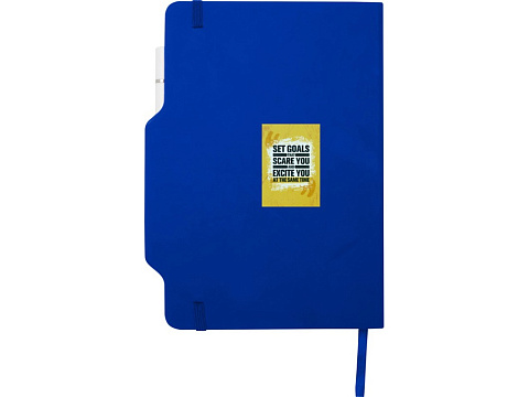 Nexus блокнот формата А5 в твердой обложке с ручкой и карандашом - Ярко-синий - рис 6.