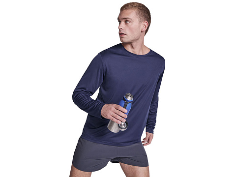 Лонгслив Estoril унисекс, синий нэйви - рис 8.