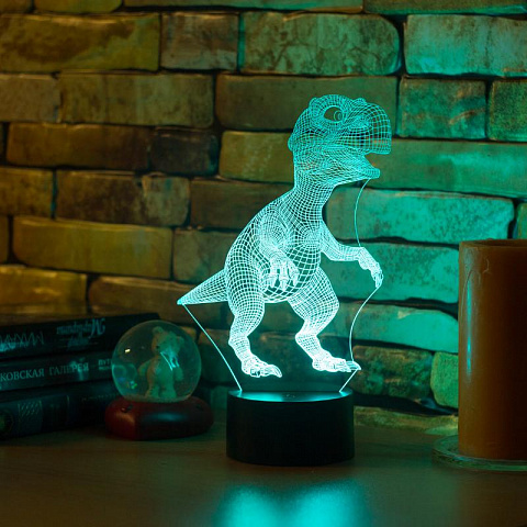 3D лампа Динозаврик - рис 5.