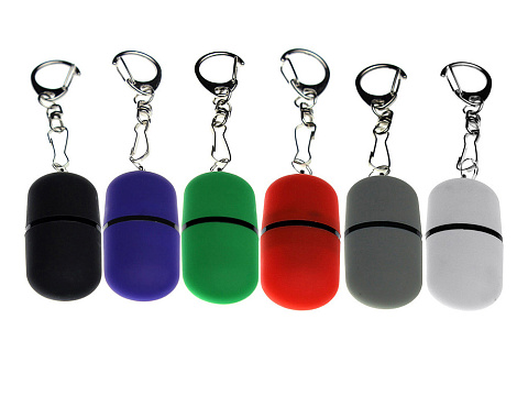 Флешка Goutte Soft-touch на 64 Гб, красный - рис 4.