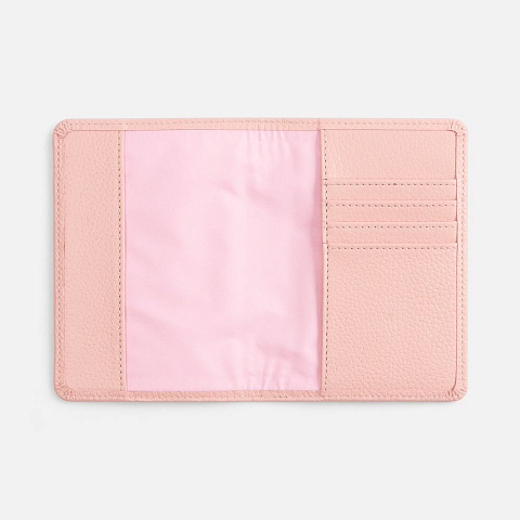 Обложка для паспорта Unison, розовая - рис 5.