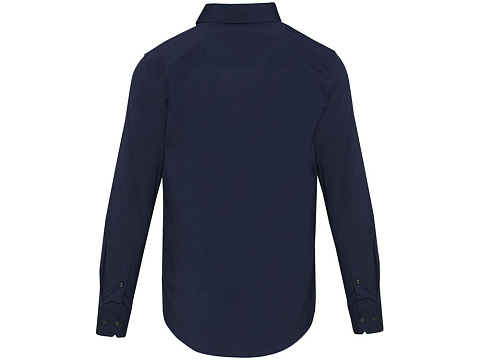 Carnelian мужская рубашка из поплина - Navy Blue - рис 3.