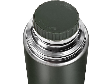 Термос Relaxika 101 (1 литр), хаки (без лого) - рис 4.