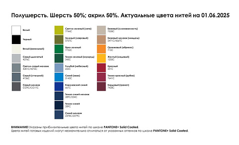 Шапка фактурная на заказ Chain Grand Max, полушерсть - рис 3.