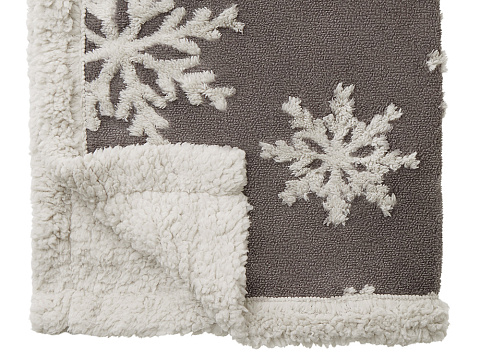 Плед Snowflake новогодний - рис 4.