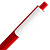 Ручка шариковая Pigra P03 Mat, красная с белым - миниатюра - рис 5.