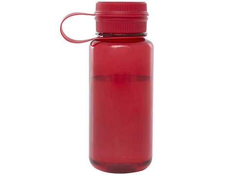 Спортивная бутылка Ryder из переработанного ПЭТ-пластика объемом 900 мл с многофункциональной крышкой, сертифицированная RCS - Красный - рис 3.
