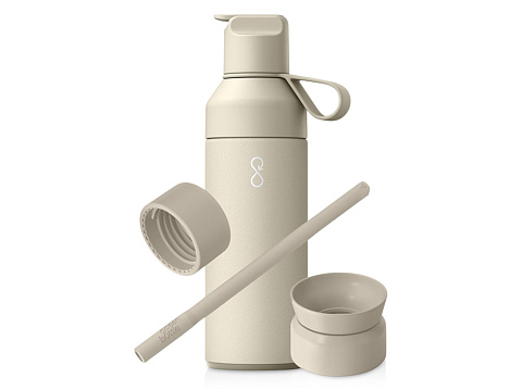 Подарочный набор Ocean Bottle 3-в-1 объемом 500 мл - Sandstone