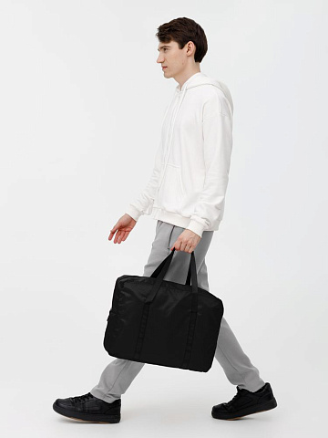 Спортивная сумка Ligero, черная - рис 7.