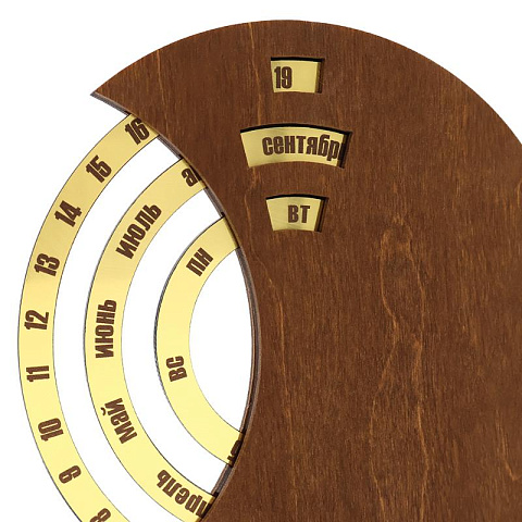 Вечный календарь из дерева - рис 2.